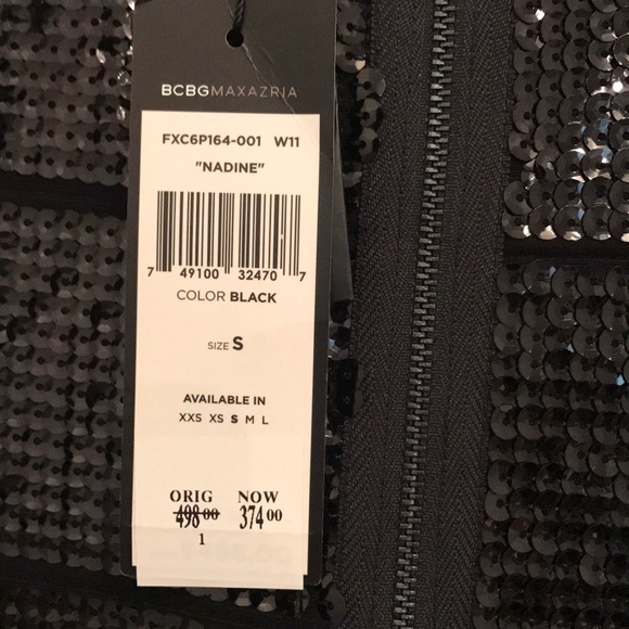 BCBG cocktail/formal black dress - Picture 7 of 7